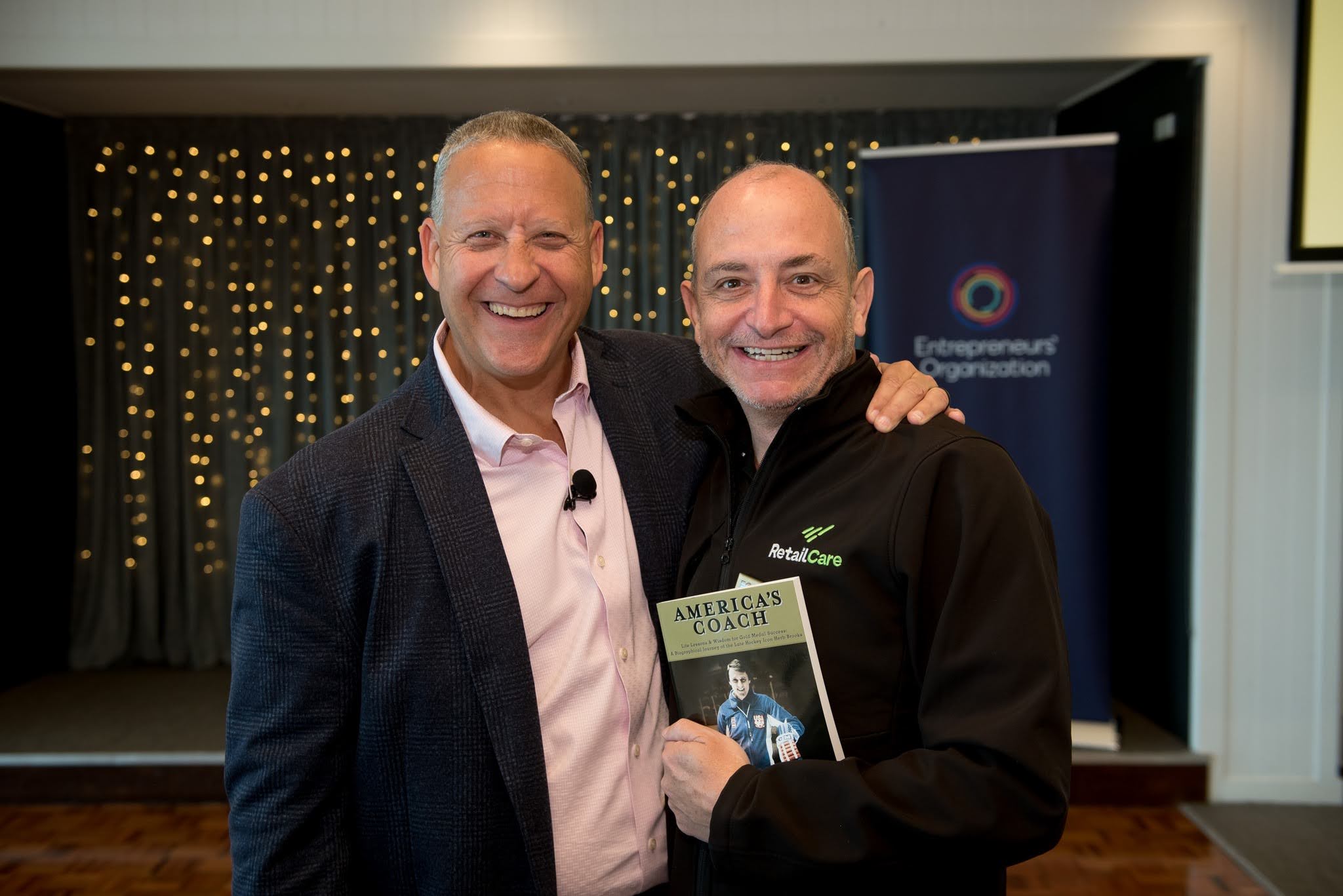 Carlo Santoro speaking at an event
